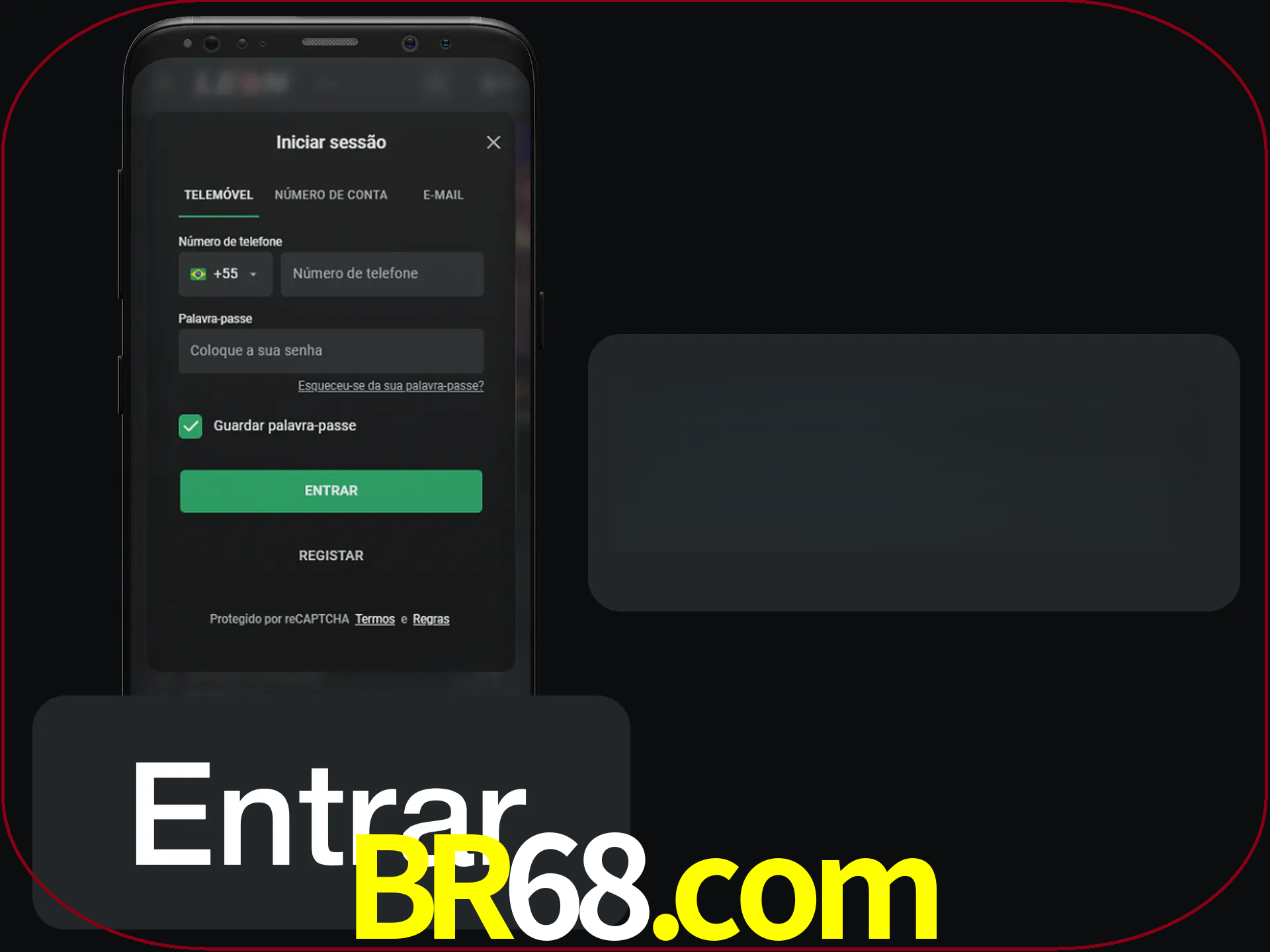 Faça o login para começar a apostar e jogar no cassino.