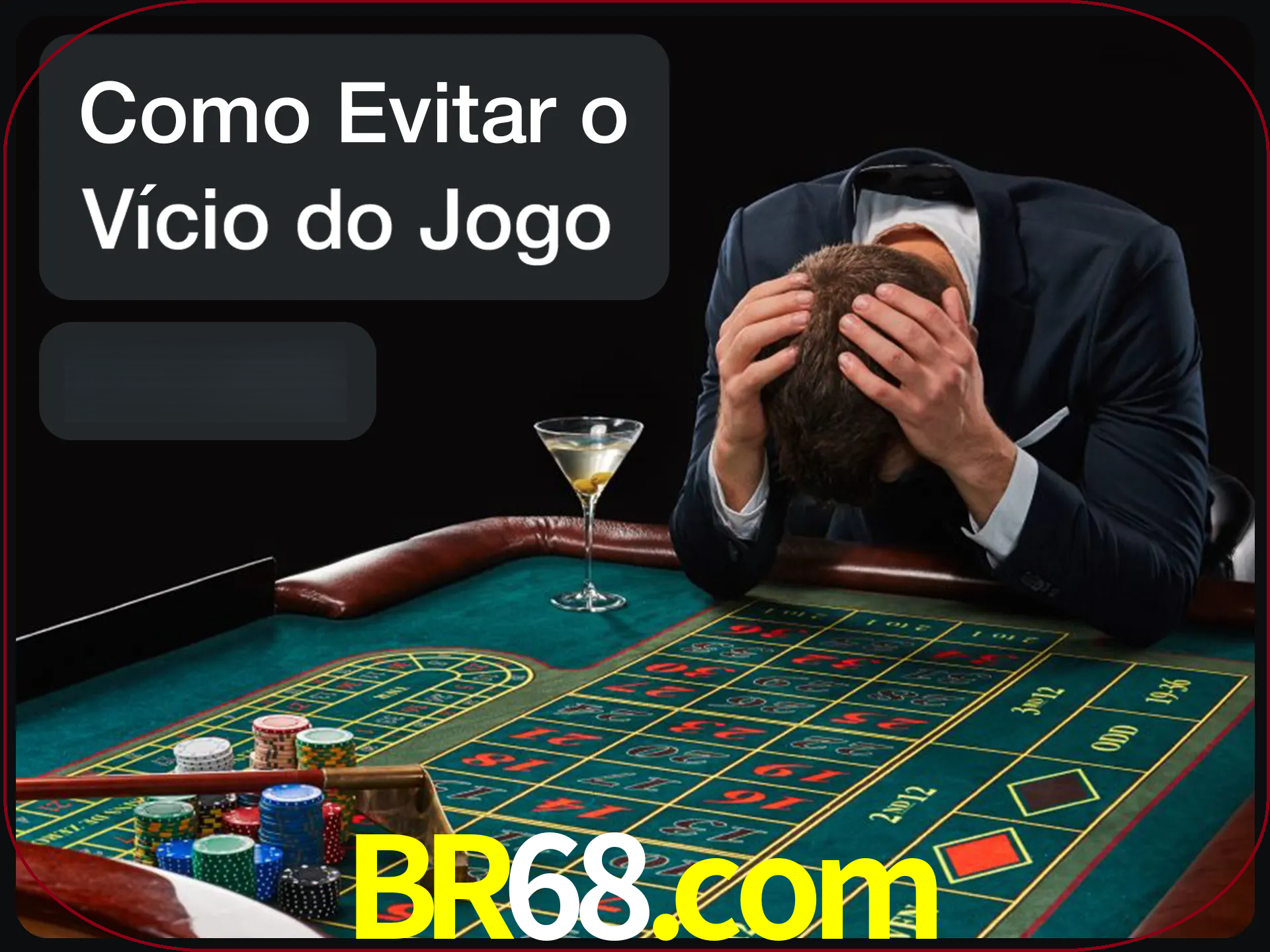 Você é responsável por cada uma de suas apostas.
